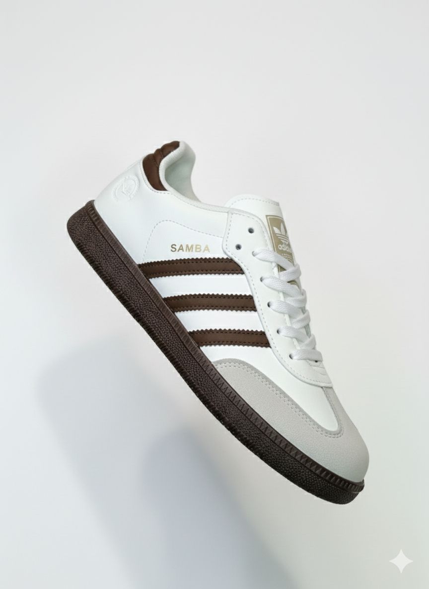 Adidas Samba OG – White &Brown